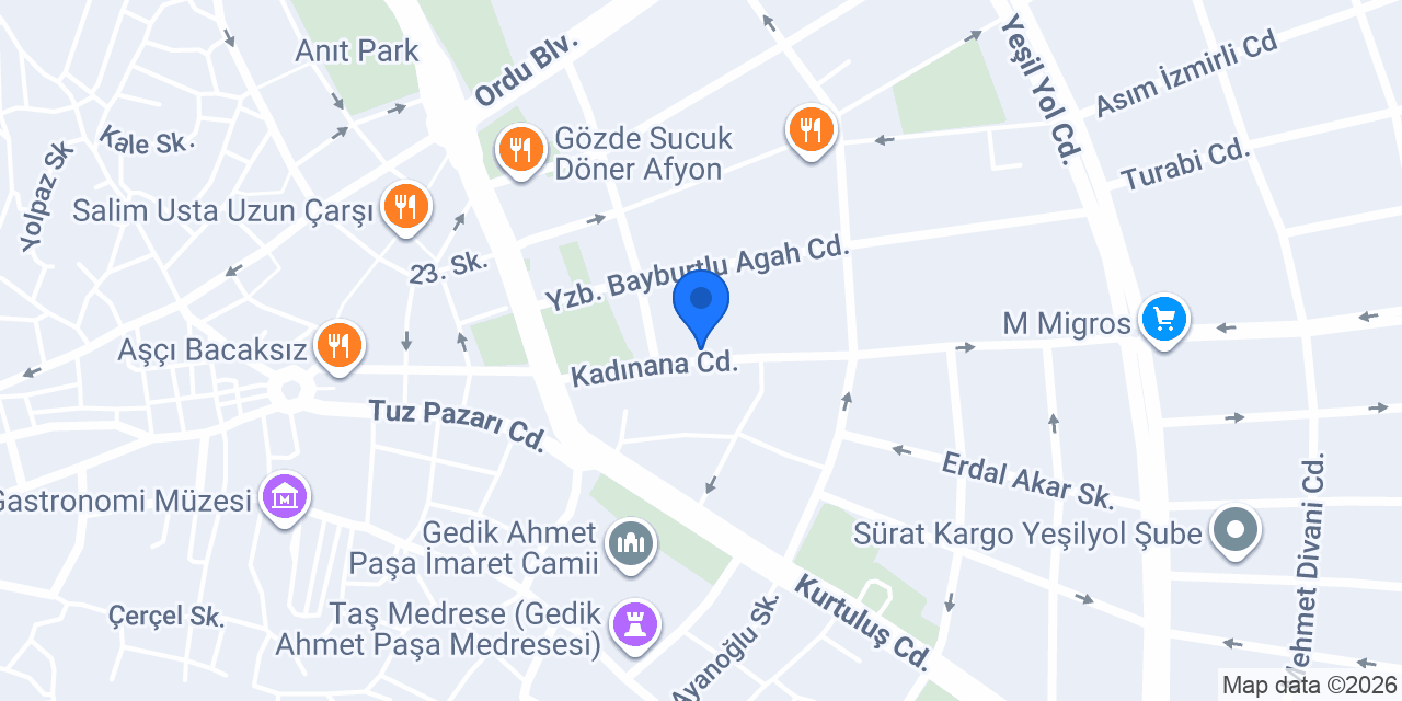 KOMPEDAN AFYON konumu