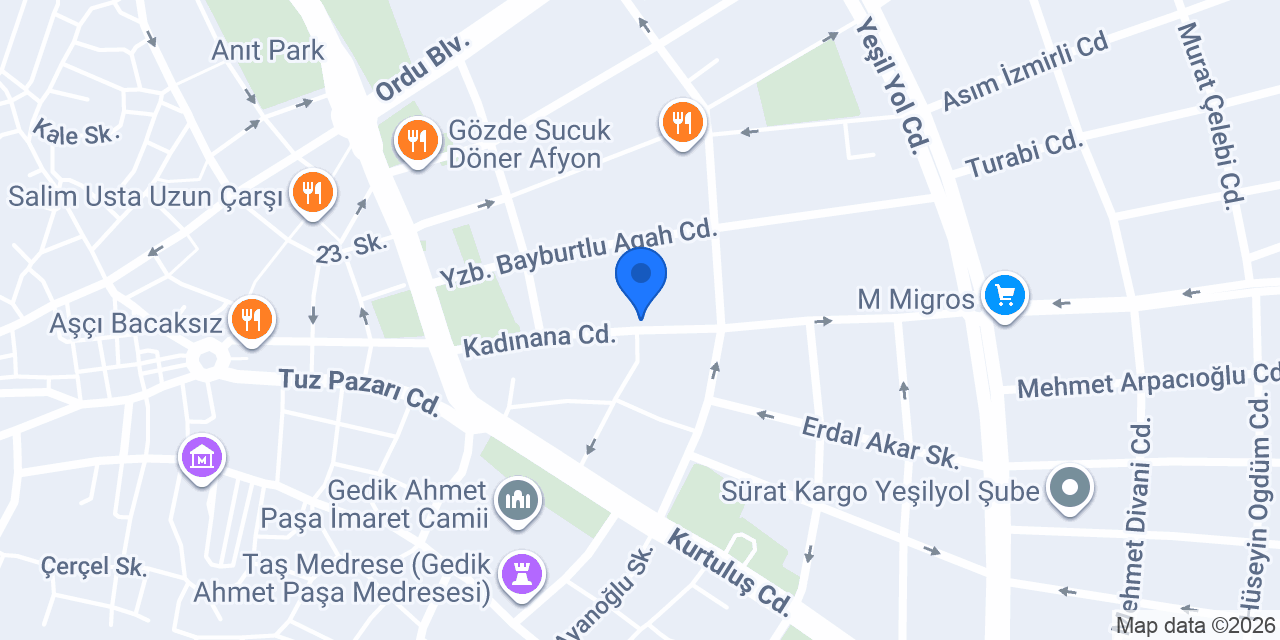 İşlek Gıda 4 konumu