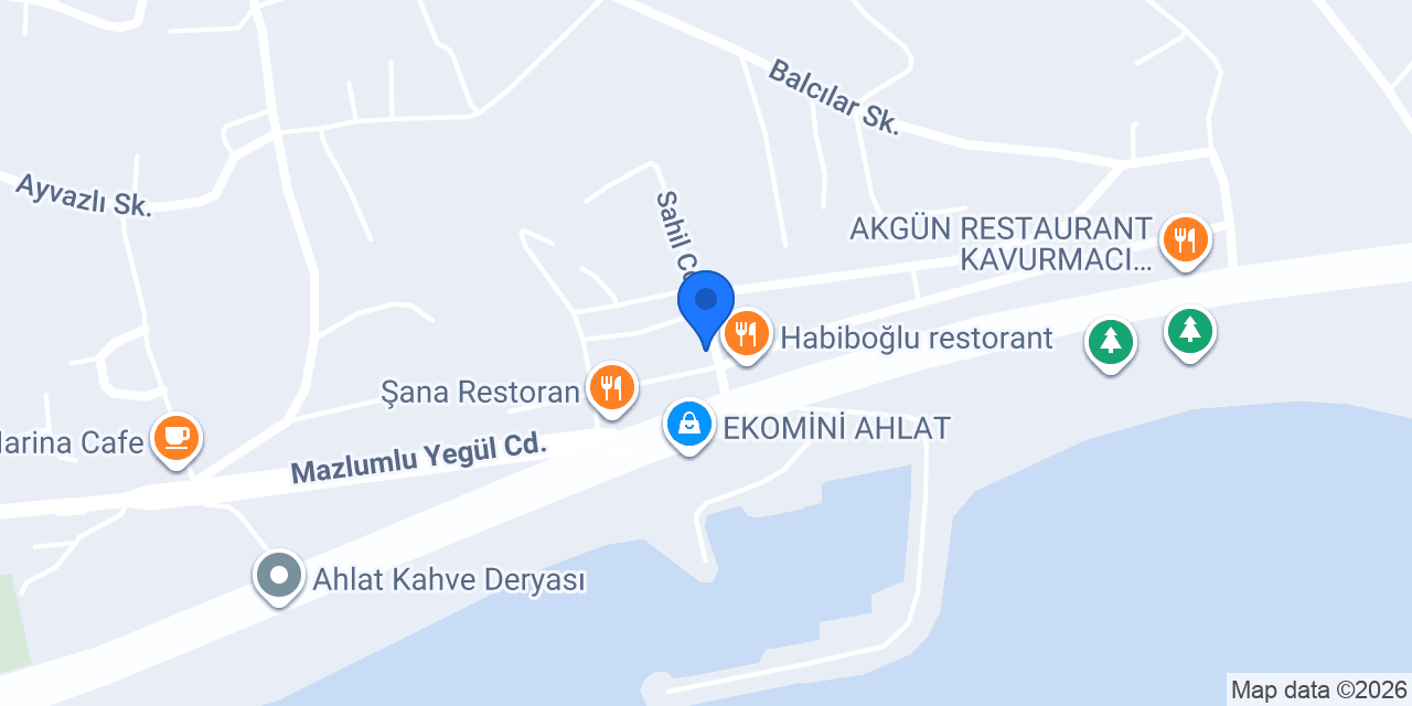 RENAULT DACİA AHLAT BAYİİ konumu