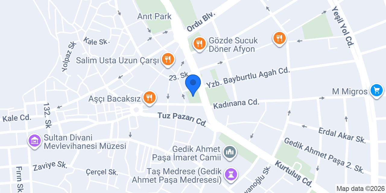 Bayram Çörekçi konumu
