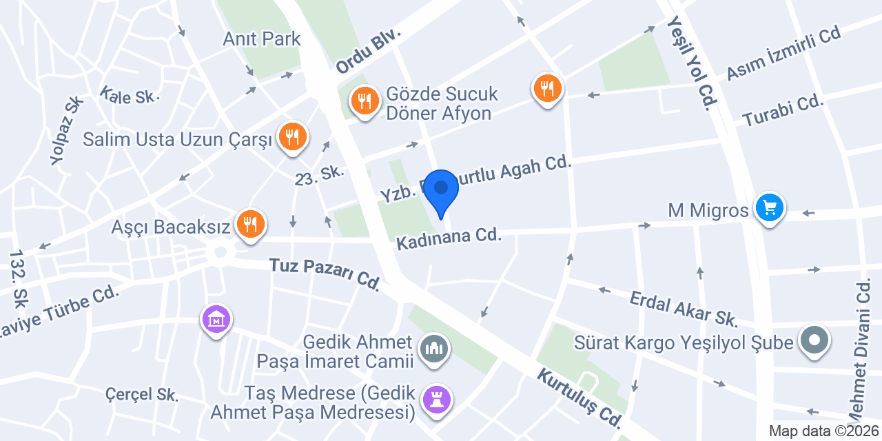 Simge Elektronik konumu
