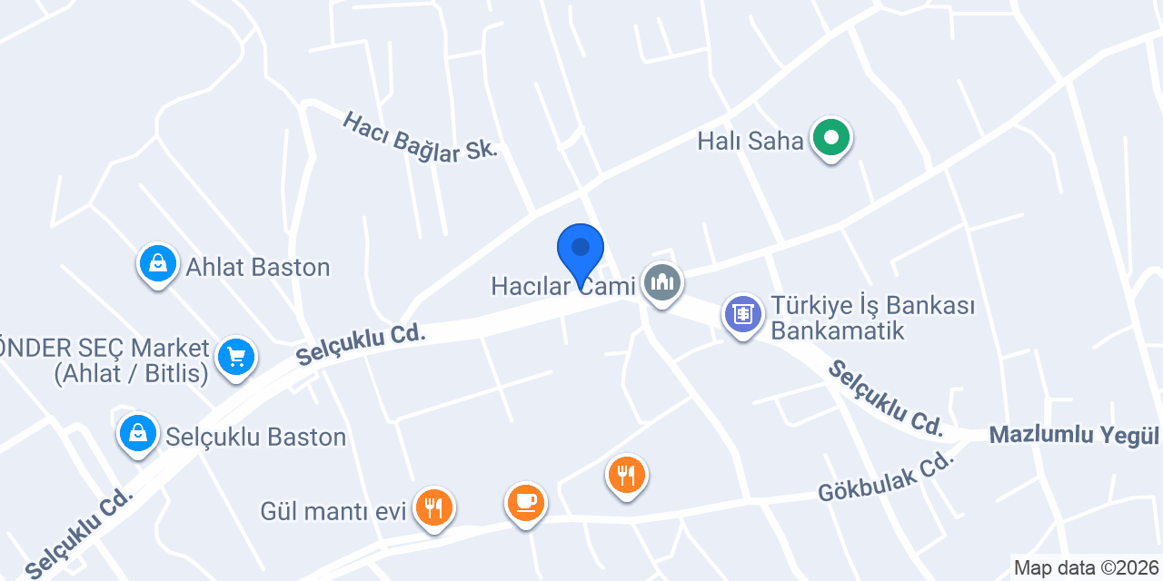 Yurtiçi Kargo Ahlat konumu