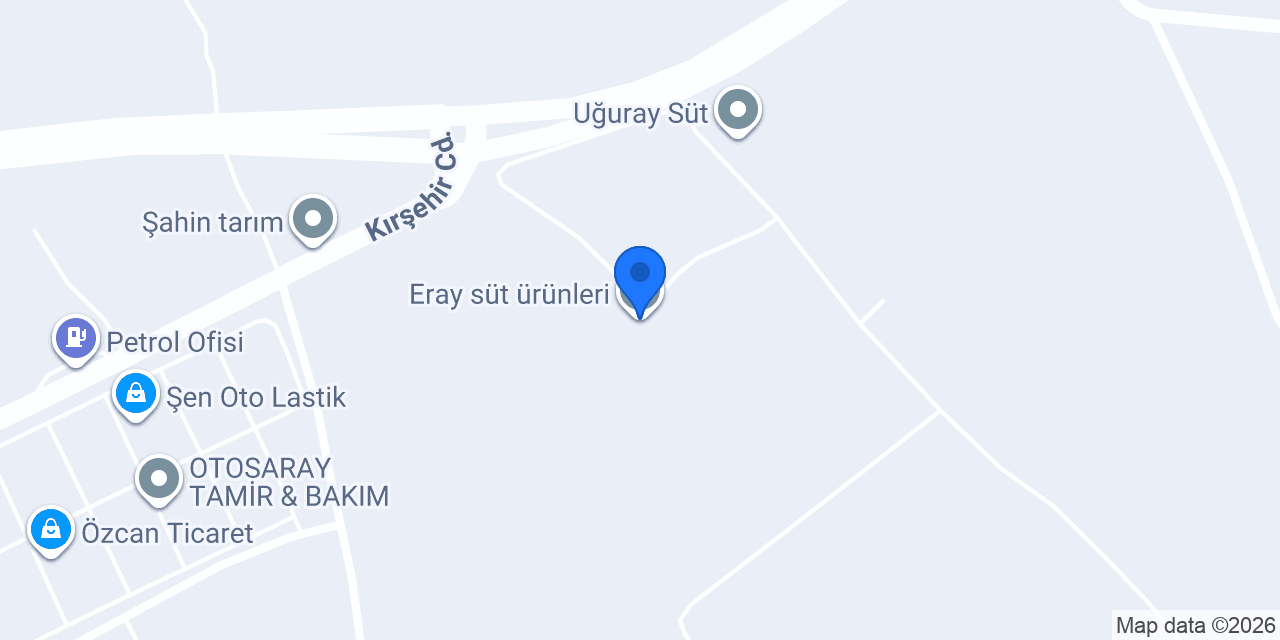 Eray süt ürünleri konumu