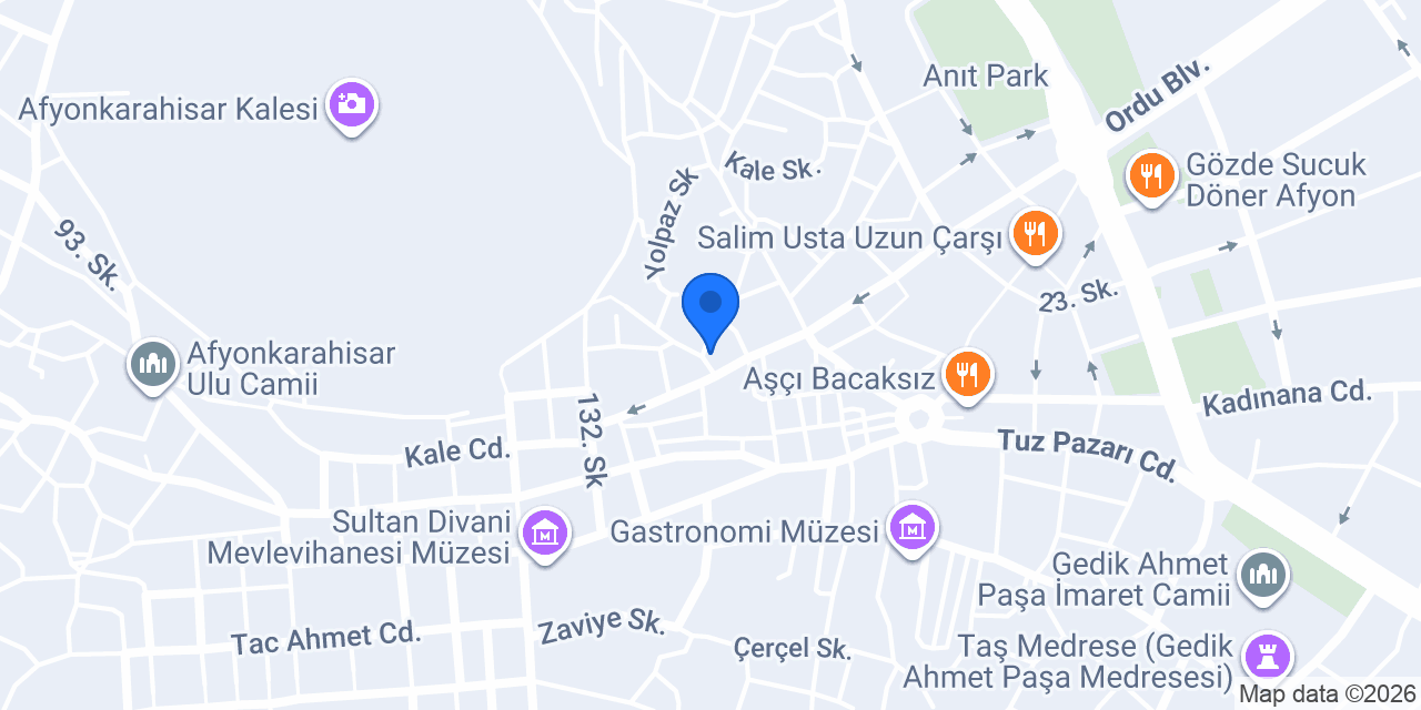AFYON MANUEL TERAPİST👉UYSAL ŞİFA konumu