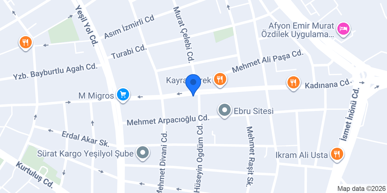 Donas Döner konumu