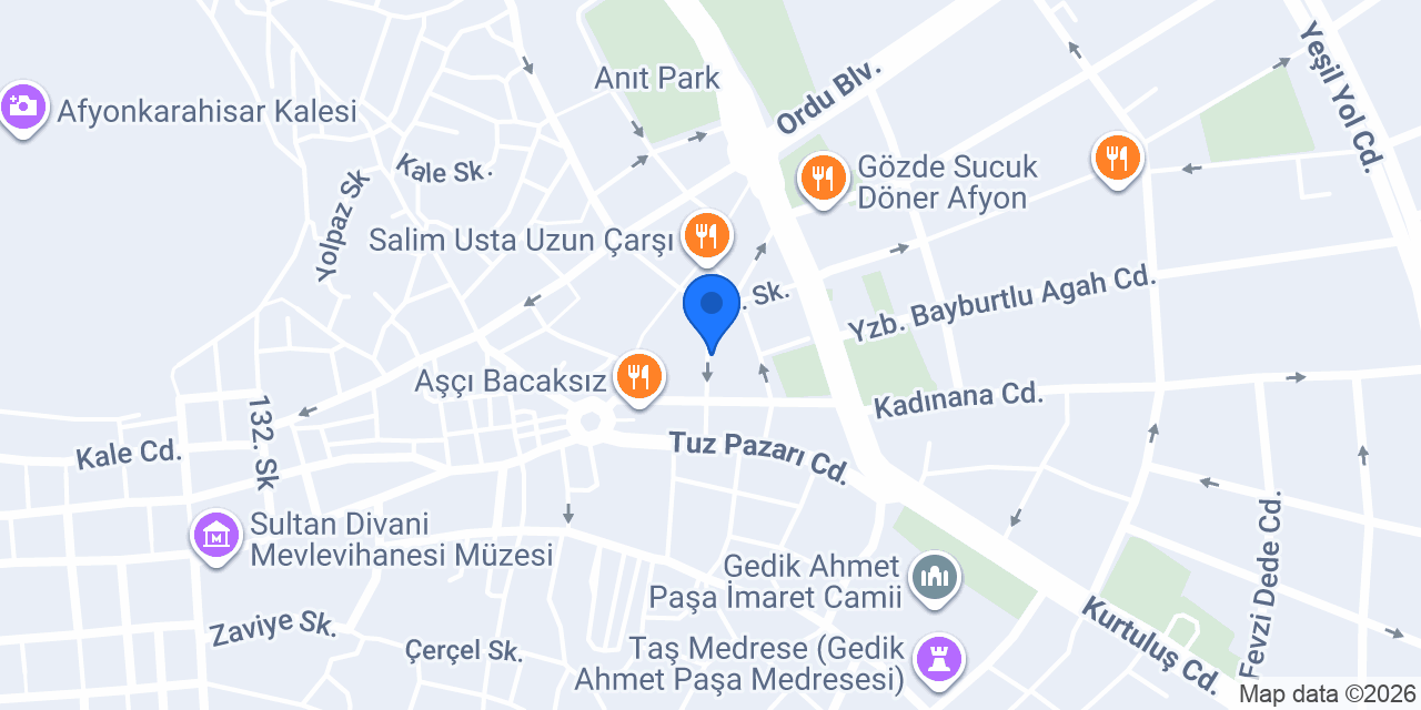Nisanur Afyon konumu