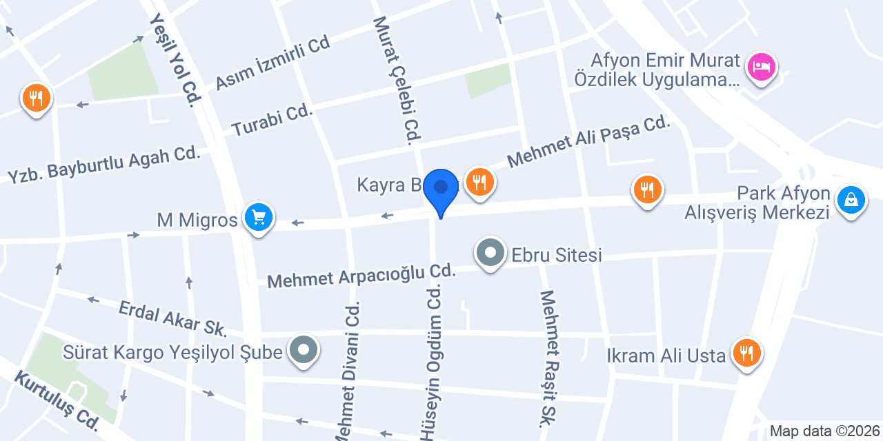 Kirmizi Beyaz Doner konumu
