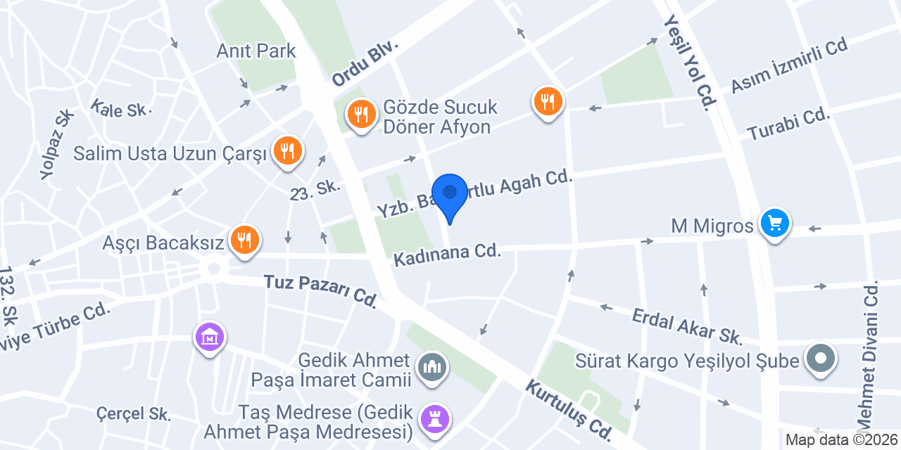 Özkara Eczanesi konumu