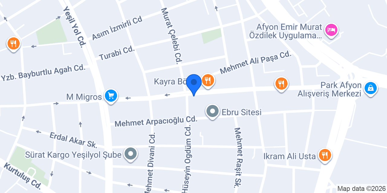 Ece Cafe & Izgara konumu