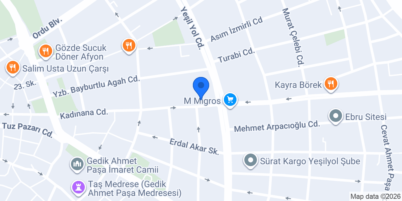 Elit Erkek Kuaförü konumu