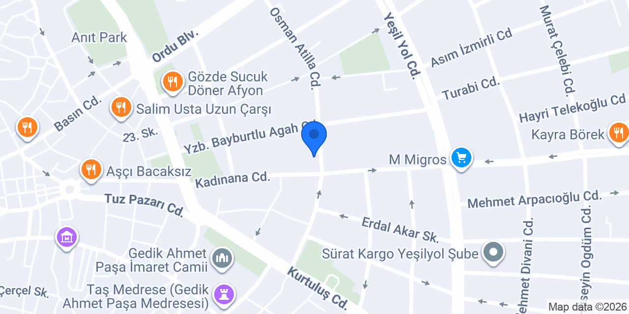 Bey Izgara Köfte konumu