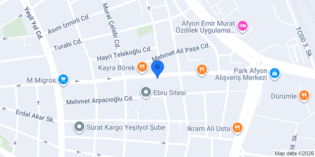 Tangül Elektrik konumu