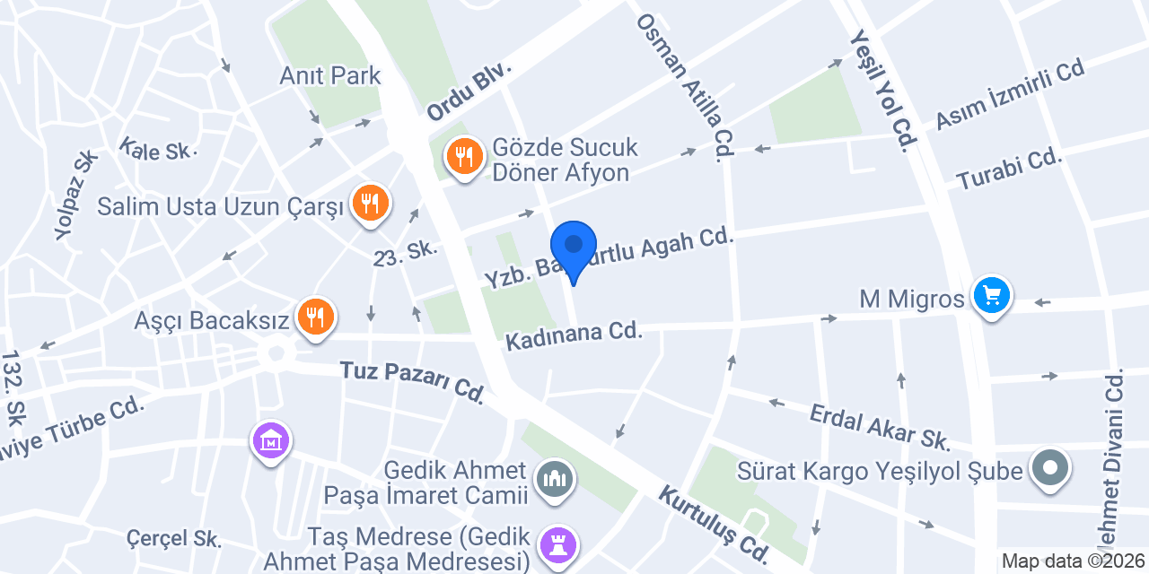 ING Bank Afyonkarahisar Şube konumu