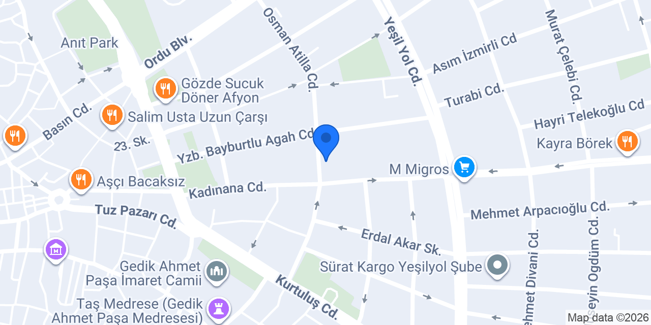 AFYON ÇİÇEKÇİ AFYON ÇİÇEK konumu