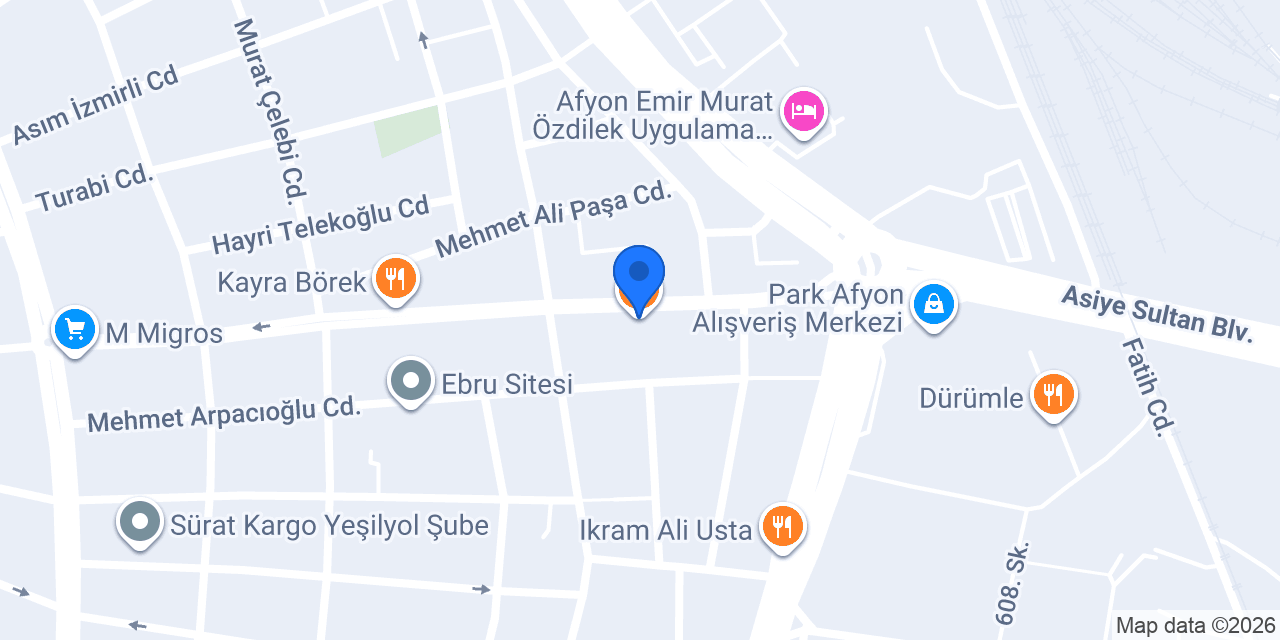 Kocatepe Dürümcüsü konumu
