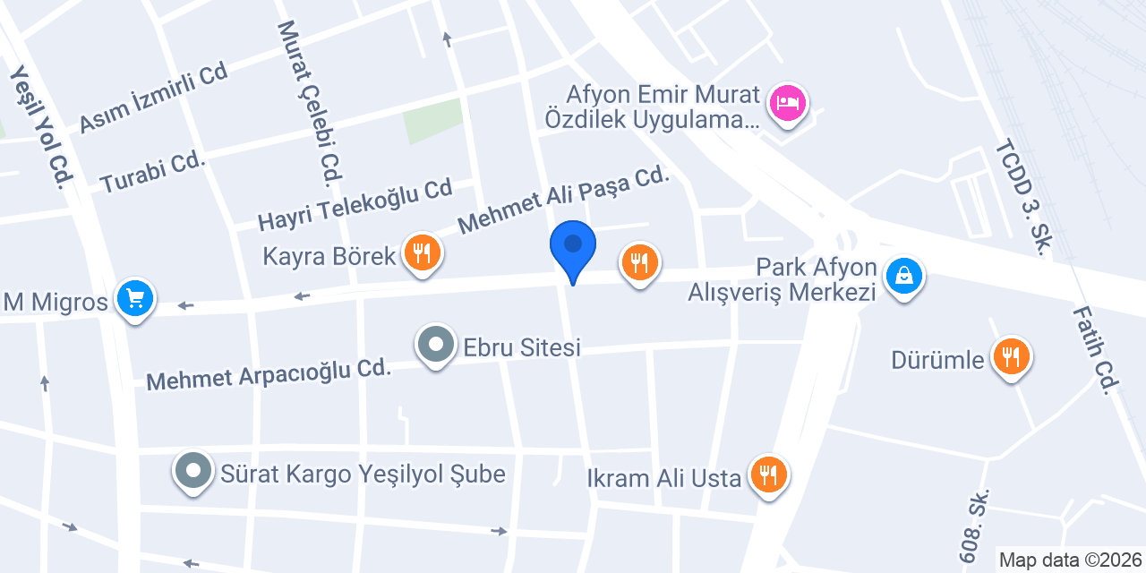 Bereket Pasta&Cafe konumu