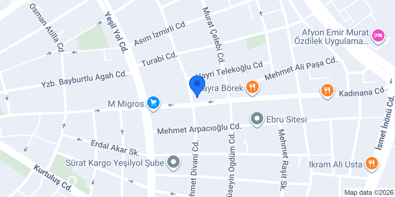 Civil- Afyon / Merkez konumu