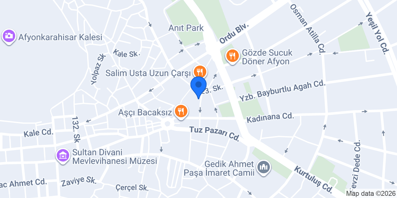 AFYON İSTANBUL OPTİK konumu