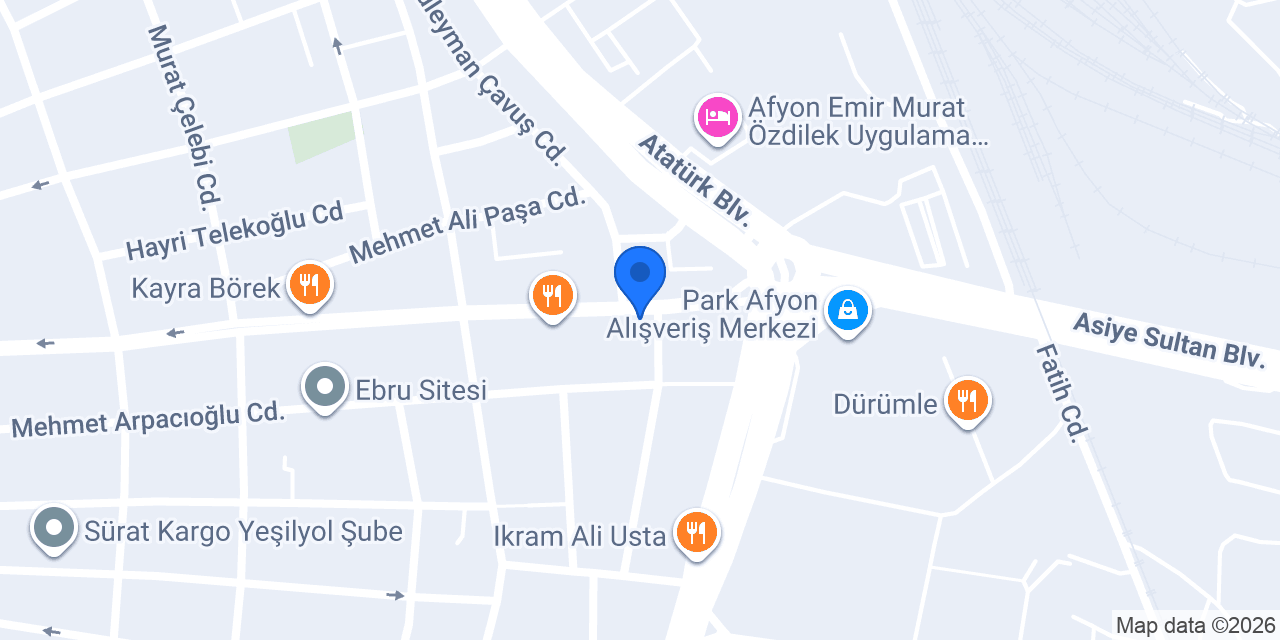Ateş Döner Anbaryolu Şube konumu
