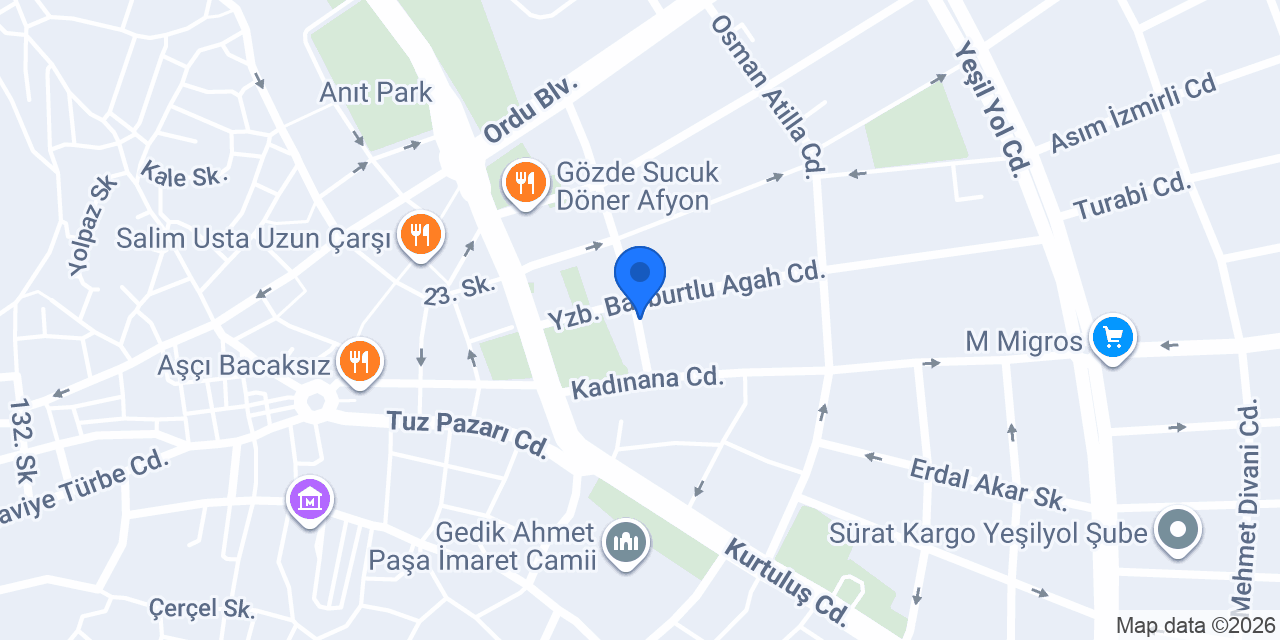 Afyon Sınav Kurs konumu