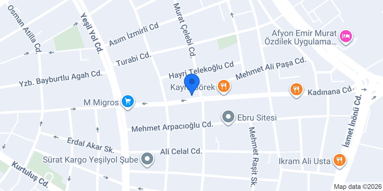 SİMRACE AFYON-2 (Ambar Yolu) konumu