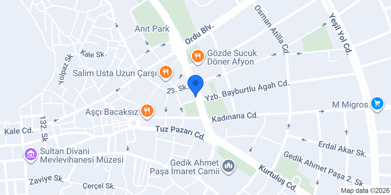 Sucuk Sarayı konumu