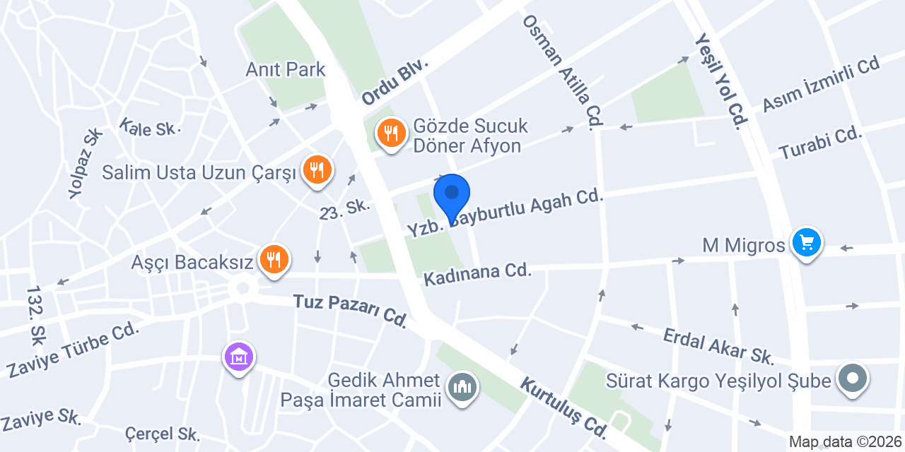🇹🇷AFYON ÇİLİNGİR🇹🇷 7/24 konumu