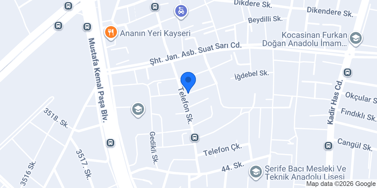 Seda Bayan Kuaförü konumu