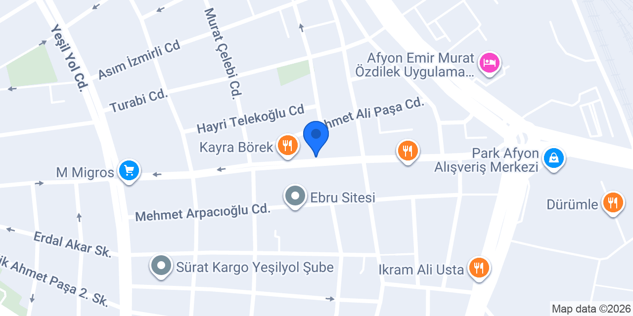 VeliahtiskenderAfyon konumu