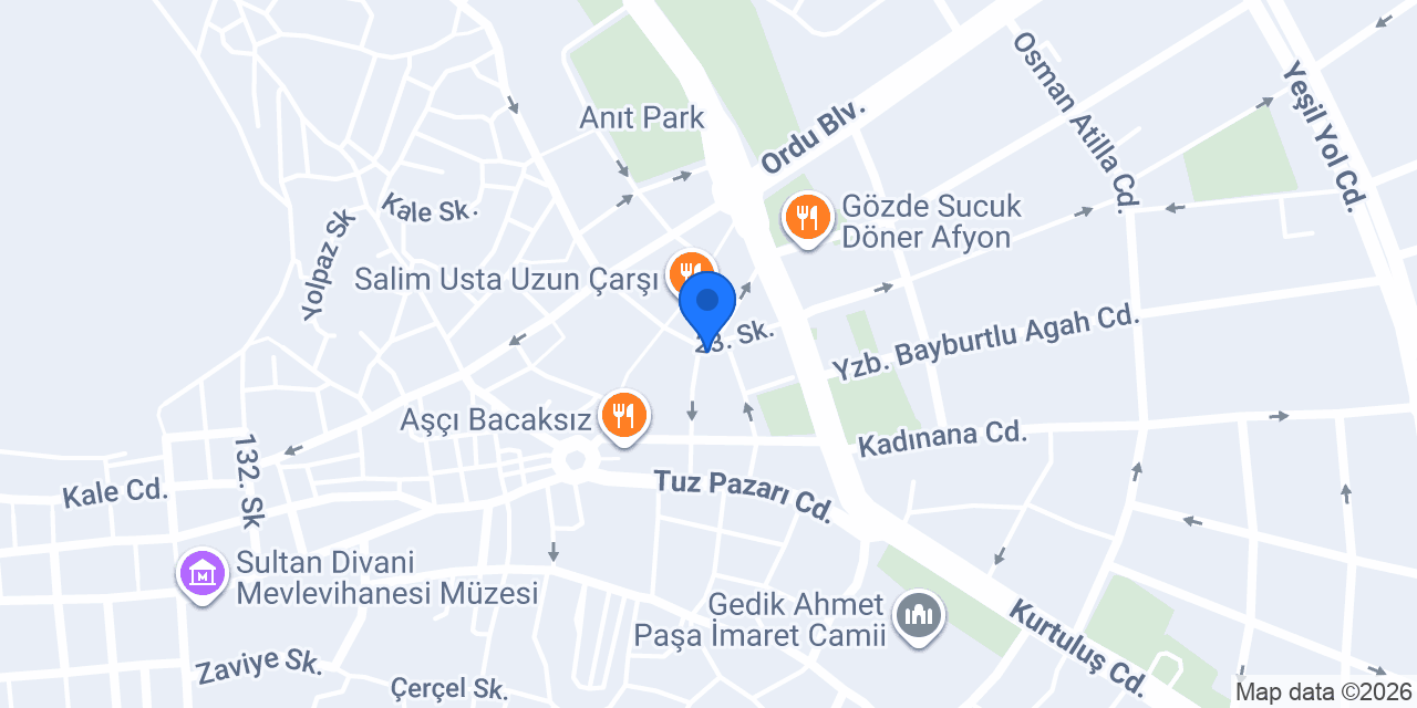 Emin Mobilya konumu