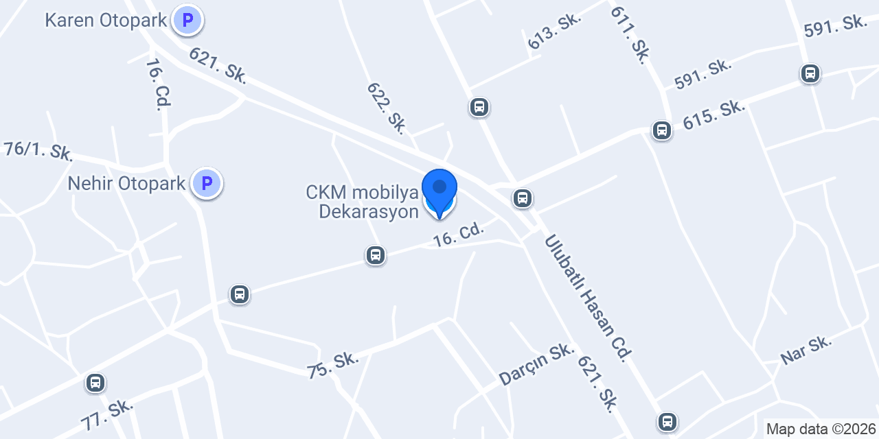 CKM mobilya Dekarasyon konumu