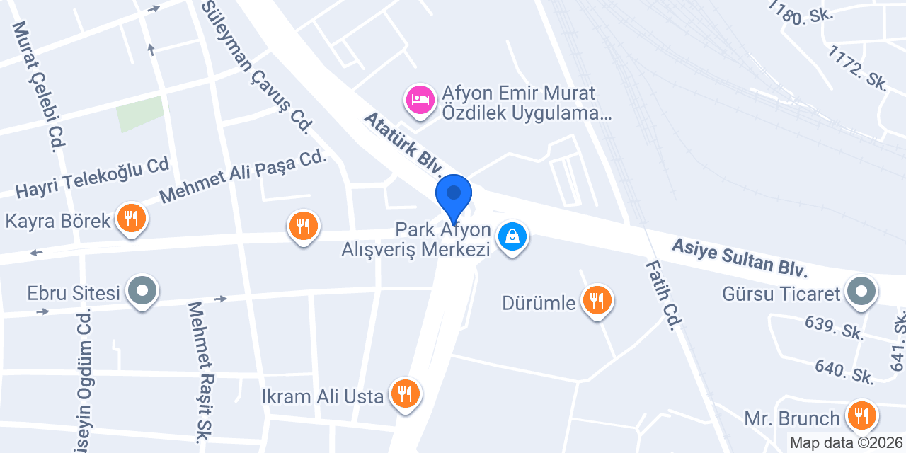 Acil 03 afyon taksi konumu
