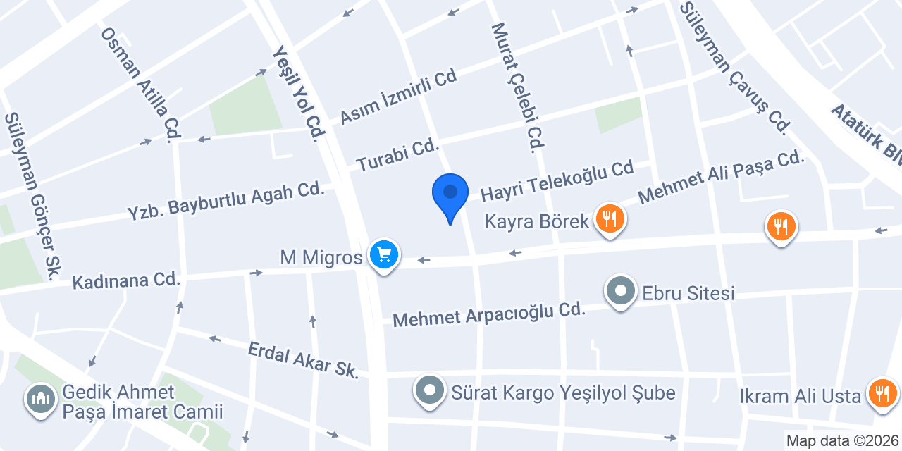 Emmioğlu Sürücü Kursları konumu