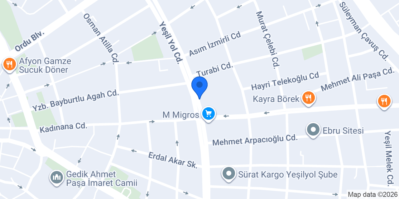 Afyon Bubble Waffle Factory konumu