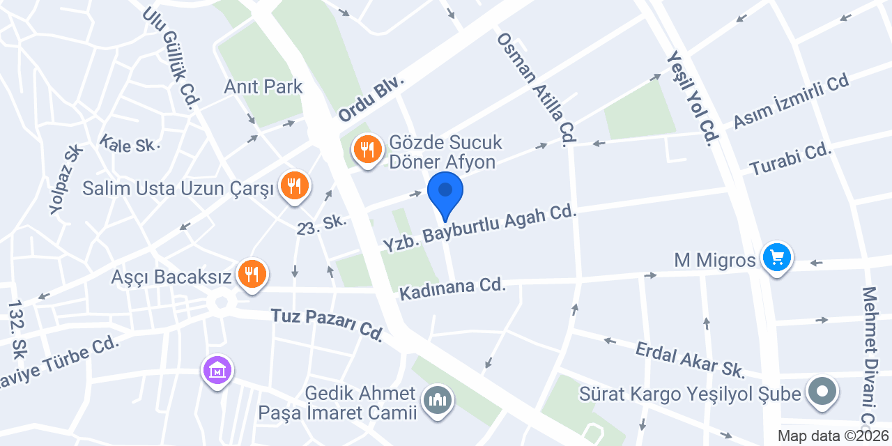 Has Özçınar Turizm konumu