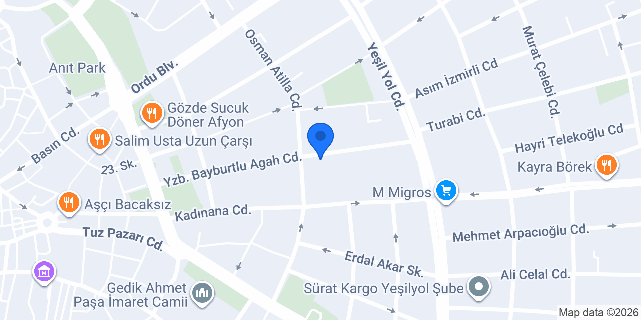 Afyon Başarı Kursu konumu