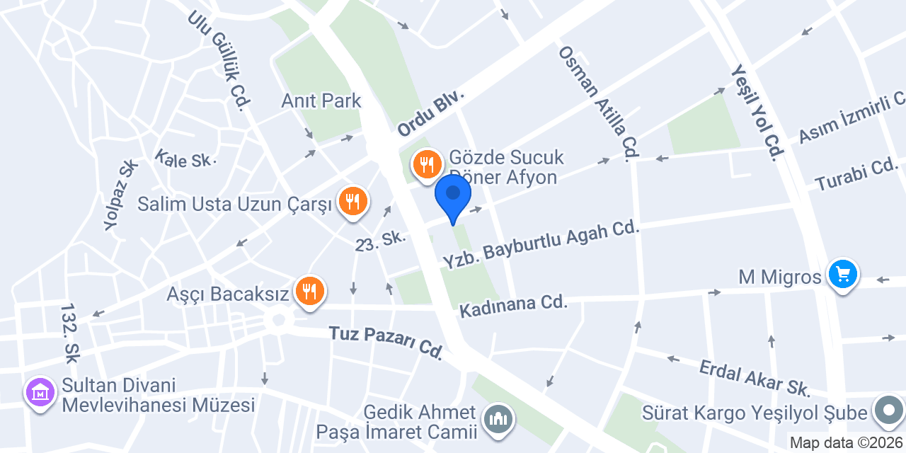 AFYON OPTİMA SİGORTA konumu