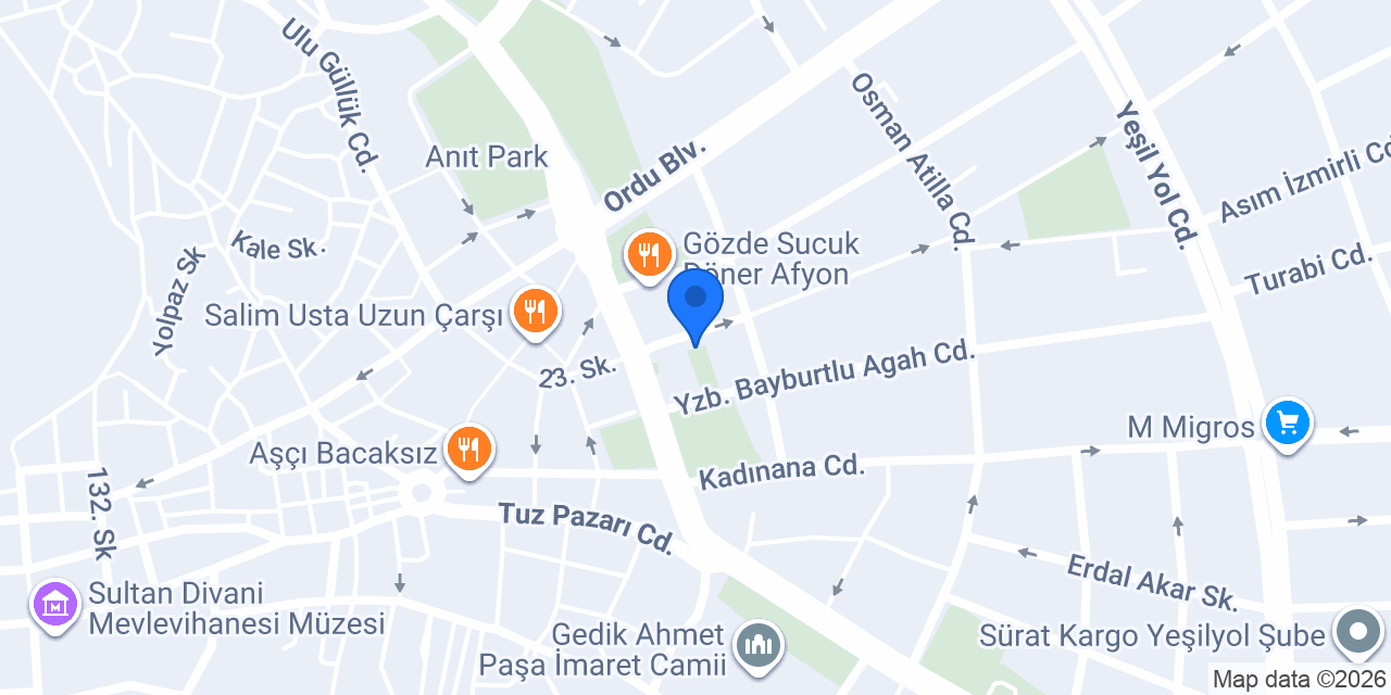 Şafak Elektrik konumu