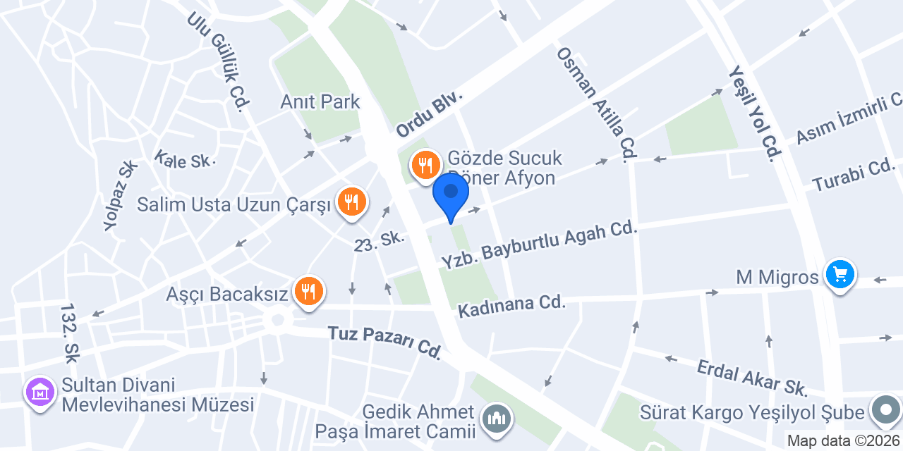 Yüzbaşıoğlu Kitap & Kırtasiye konumu