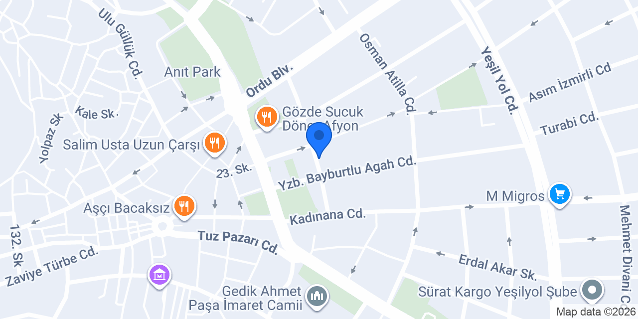 Kader Elektrik konumu