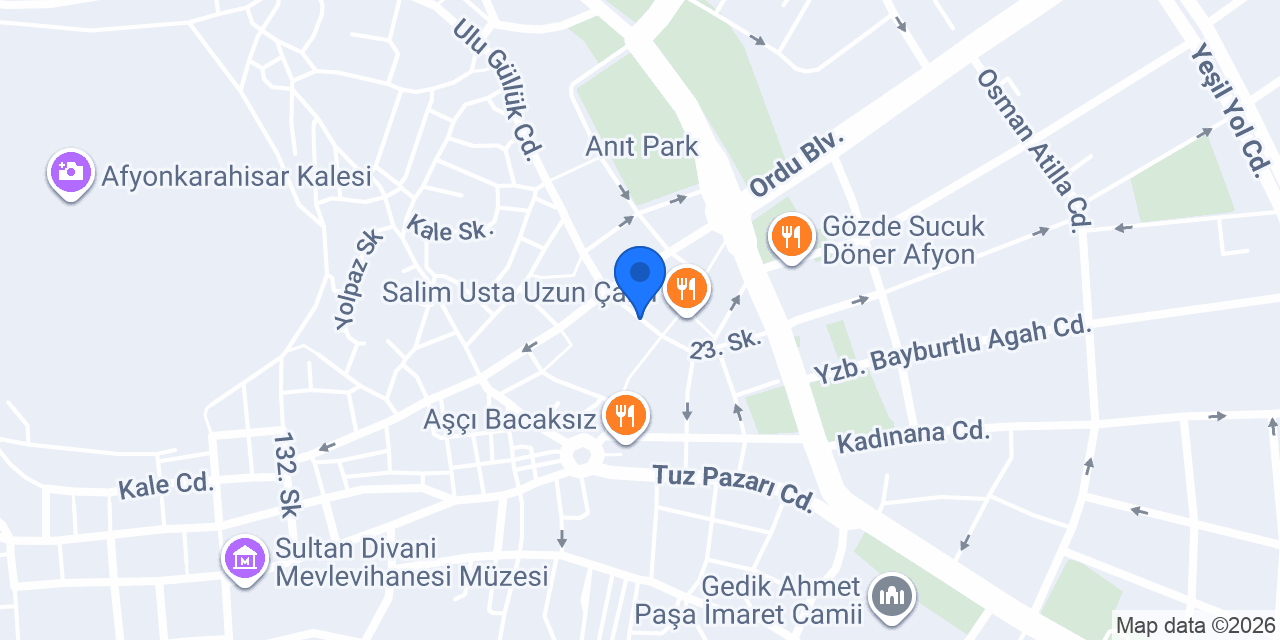 Frigya gazozcusu konumu