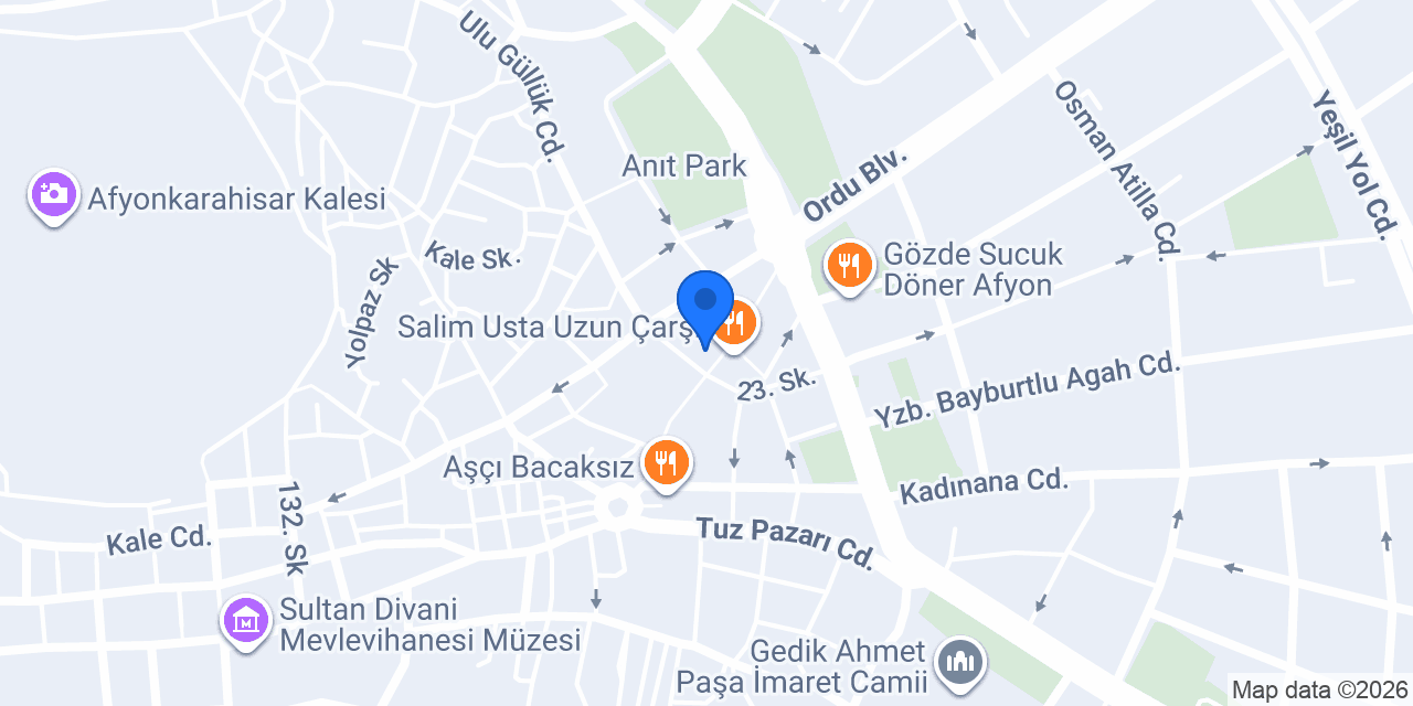 karahisardoviz konumu