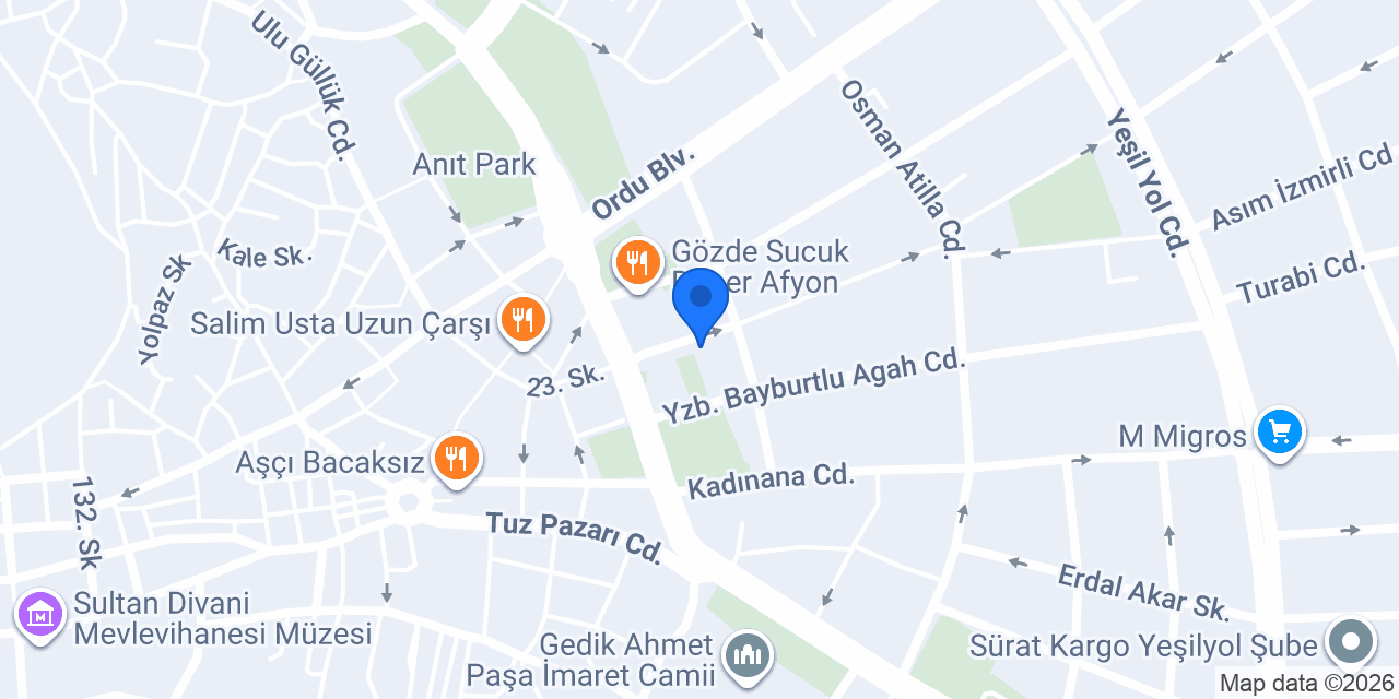 Gülyurt Pasta & Bistro konumu