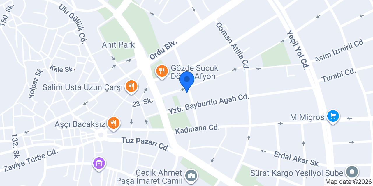 Çiçek Dükkanı konumu