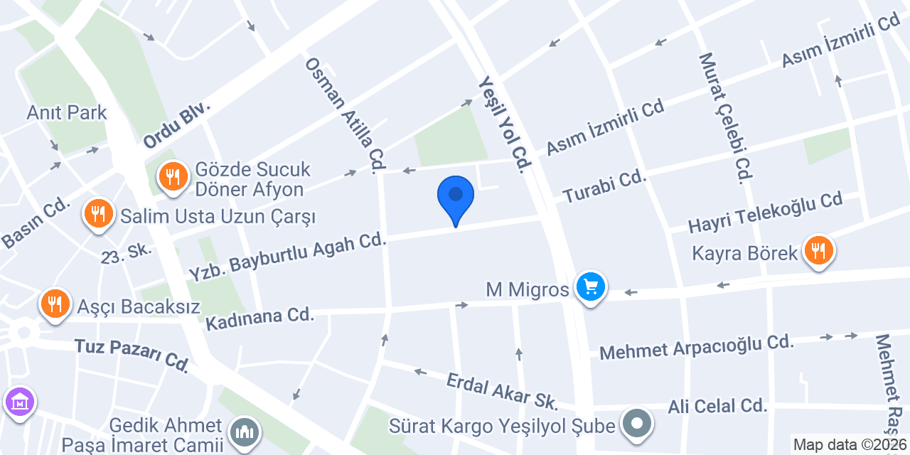 Karakılıç Doğalgaz konumu