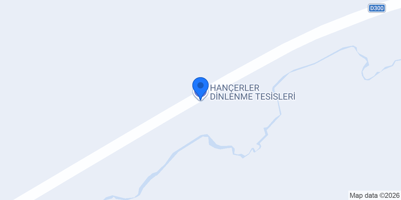 HANÇERLER DİNLENME TESİSLERİ konumu