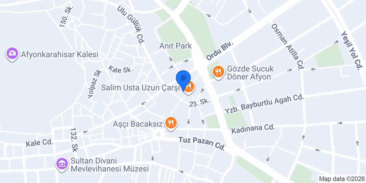 Ciğerci Cafer Usta konumu