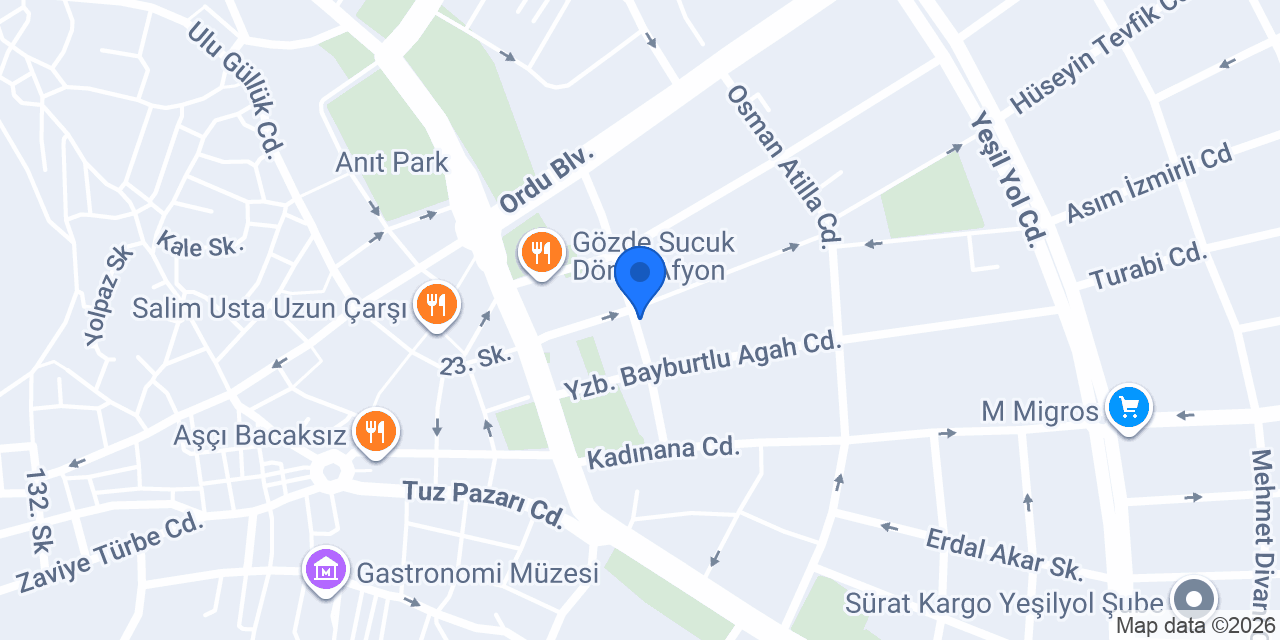 Şivetoğlu Kasabı konumu