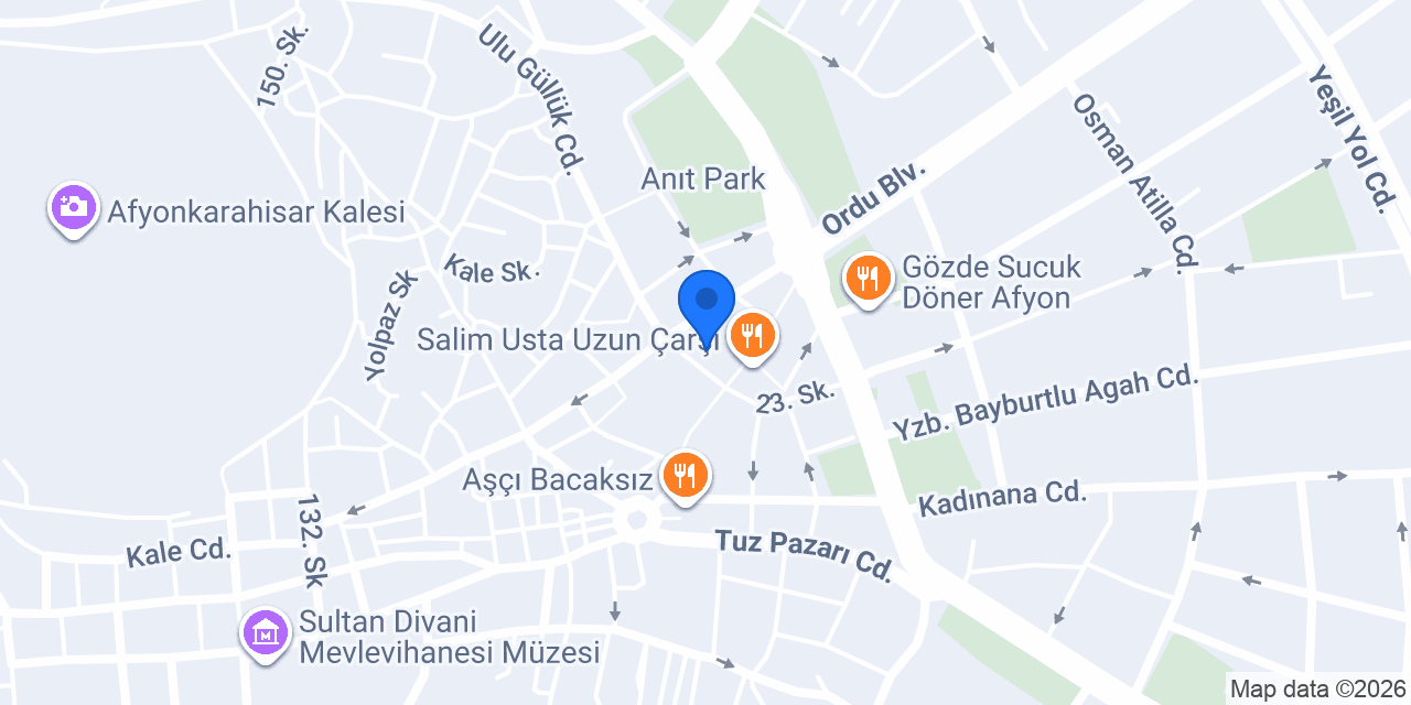 AKSA TELEKOM AFYON konumu