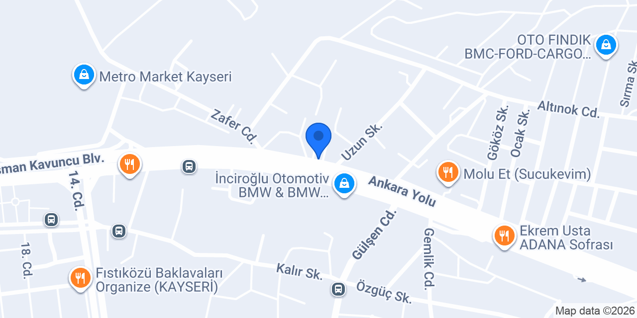 Bims Tarım Makine konumu